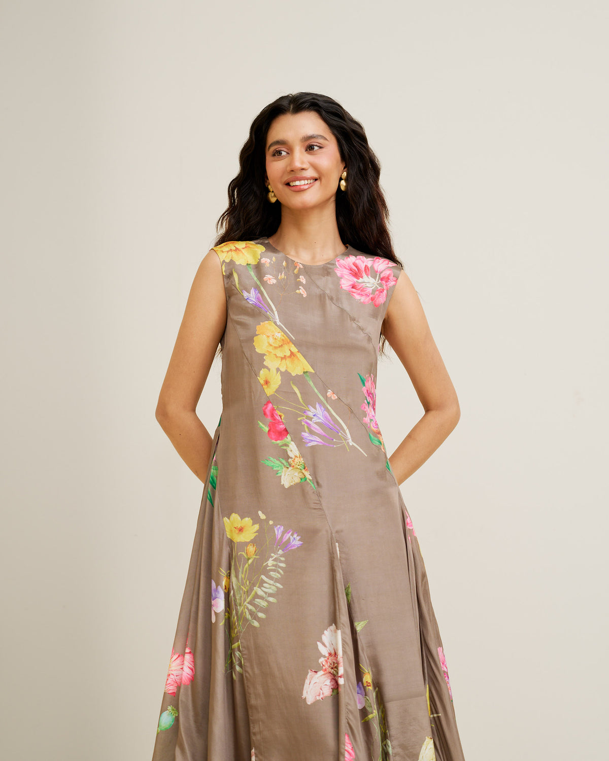 Ruri Dress- Wood Brown