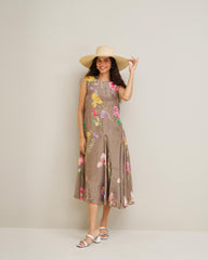 Ruri Dress- Wood Brown
