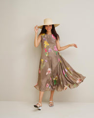 Ruri Dress- Wood Brown