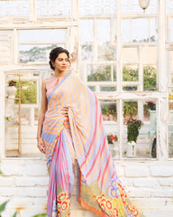 Display Product - Myra saree - orange