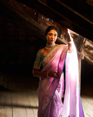 Varali tissue saree- Lavender