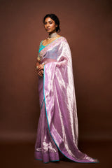 Varali saree and blouse - Teal