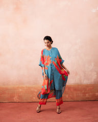 Saba Kurtha Set- Bluish Grey