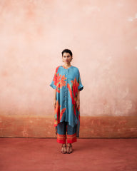 Saba Kurtha Set- Bluish Grey