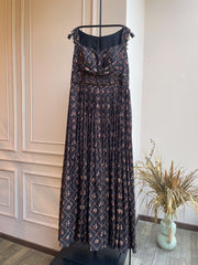Secret Garden Black Cowl Dress