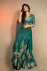 Emrerald Green - Siya lehenga set | Sreeleela