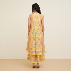 Stella Layered Dress- Yellow