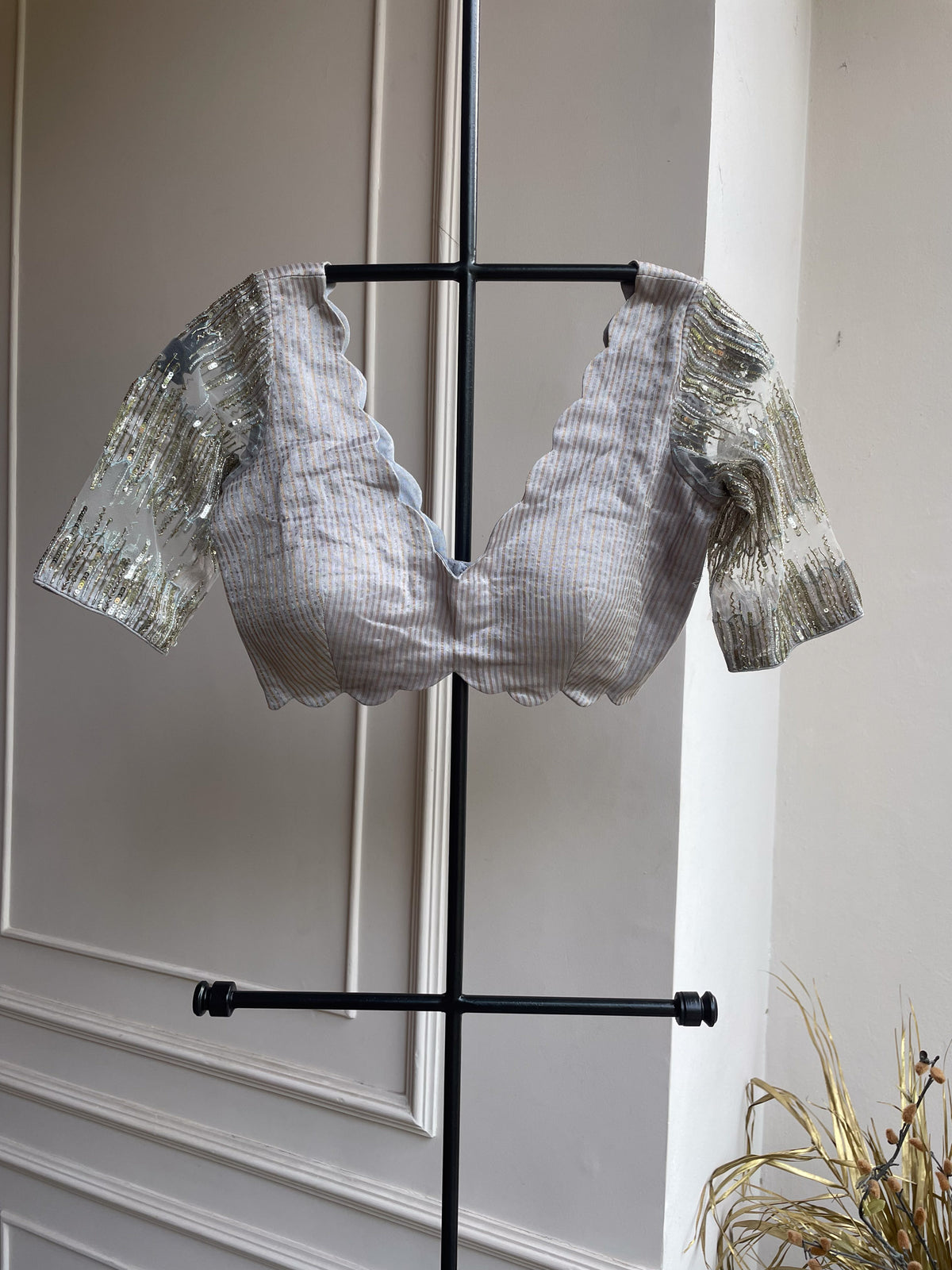 Urvi Blouse - Silver