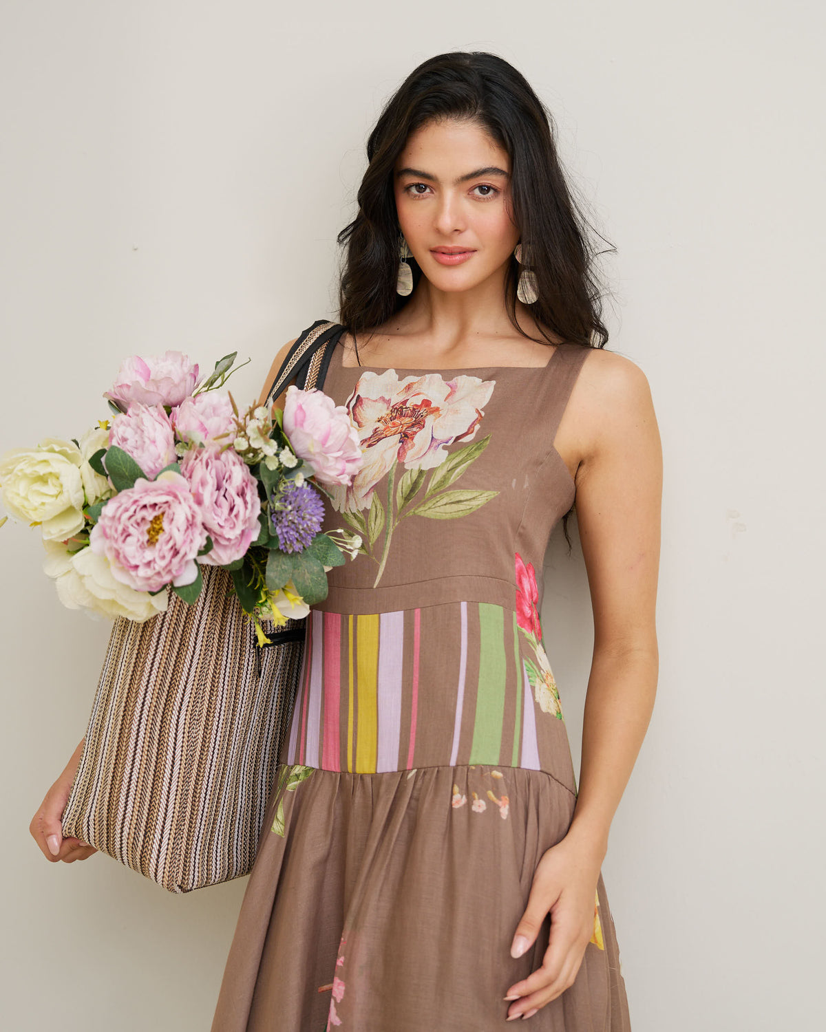 Vega Dress- Wood Brown