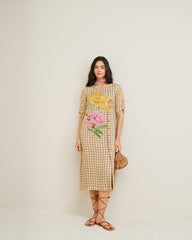 Vireya Dress- Wood Brown