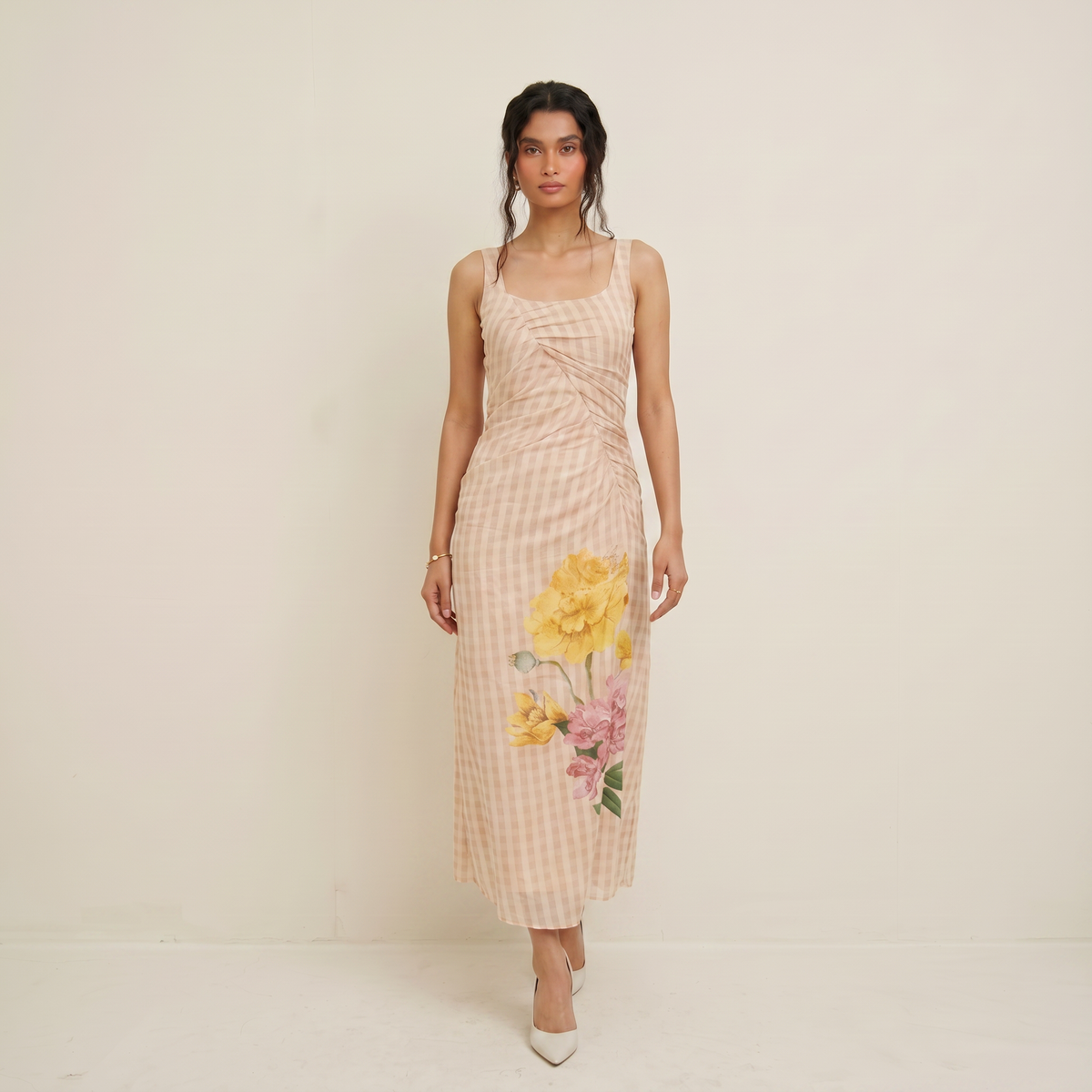 Wino Dress- Pale Beige