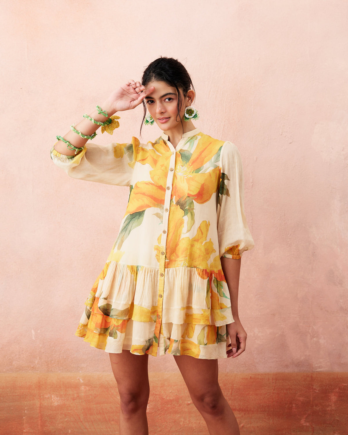 Yaani Dress- Honey Cream