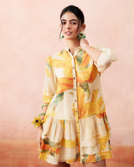 Yaani Dress- Honey Cream