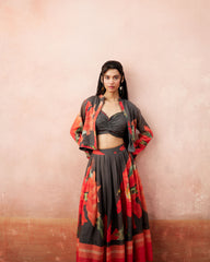 Yora 3 Piece Set- Charcoal Brown