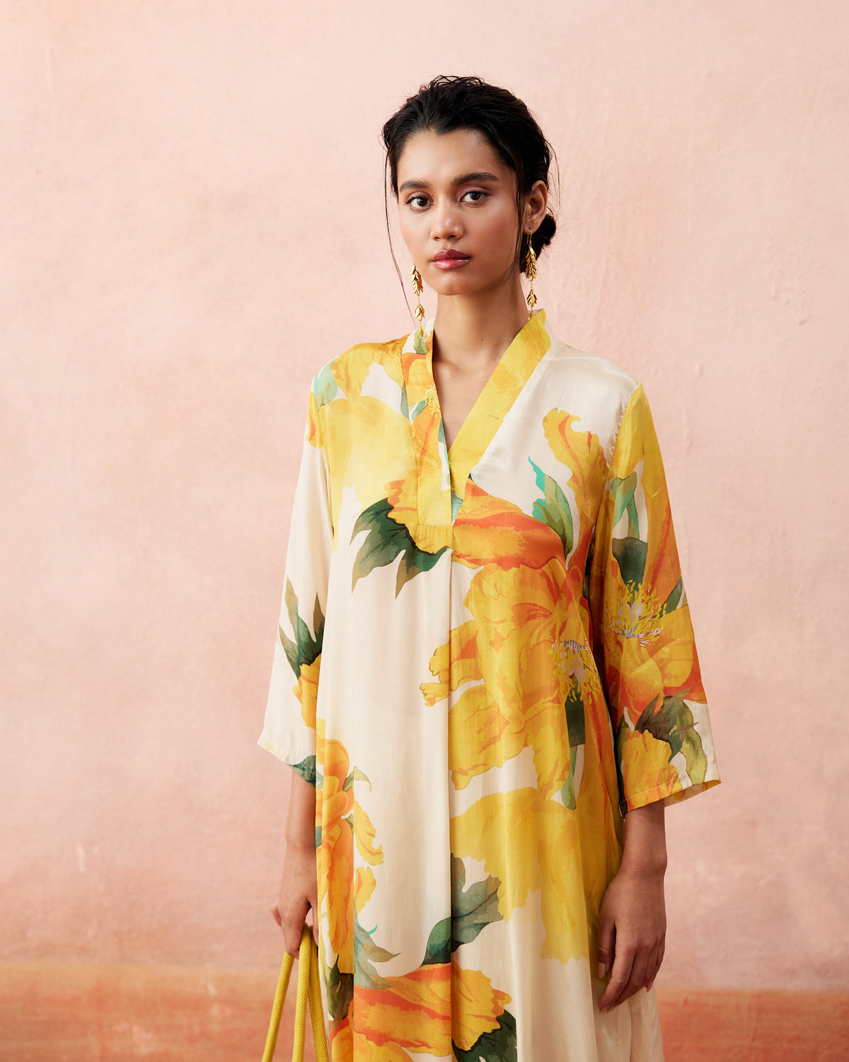 Yuki Kurtha Set- Honey Cream
