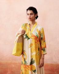 Yuki Kurtha Set- Honey Cream