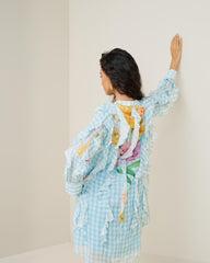 Yunet Dress- Ice Blue