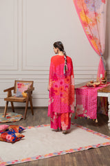 Arna kaftan set - Red