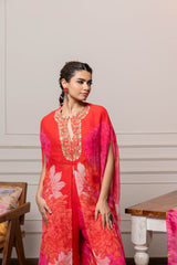 Arna kaftan set - Red