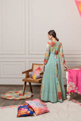 Display Product - Rene Anarkali - Green