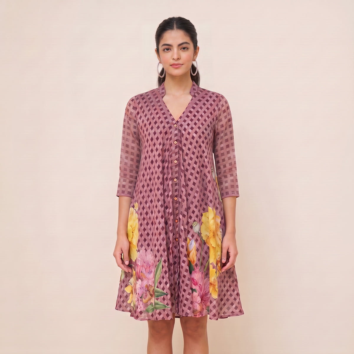 Anahi Dress- Red Wine