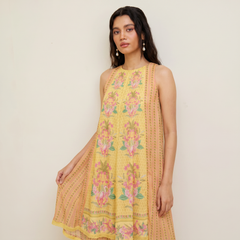 Stella Layered Dress- Yellow