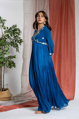 Maahi Dress - Electric Blue