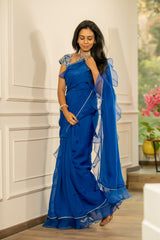 Asmi Saree - Dark Sapphire