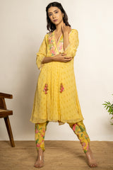 Anvi Dhoti Set Yellow