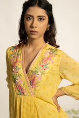 Anvi Dhoti Set Yellow