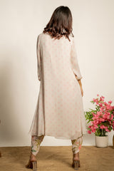 Anvi Dhoti Set-Ivory