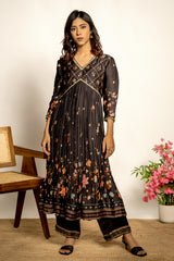 Sita Kurta Set- Black