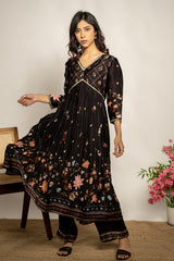 Sita Kurta Set- Black