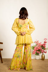 Soha Sharara Set- Yellow