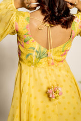 Soha Sharara Set- Yellow