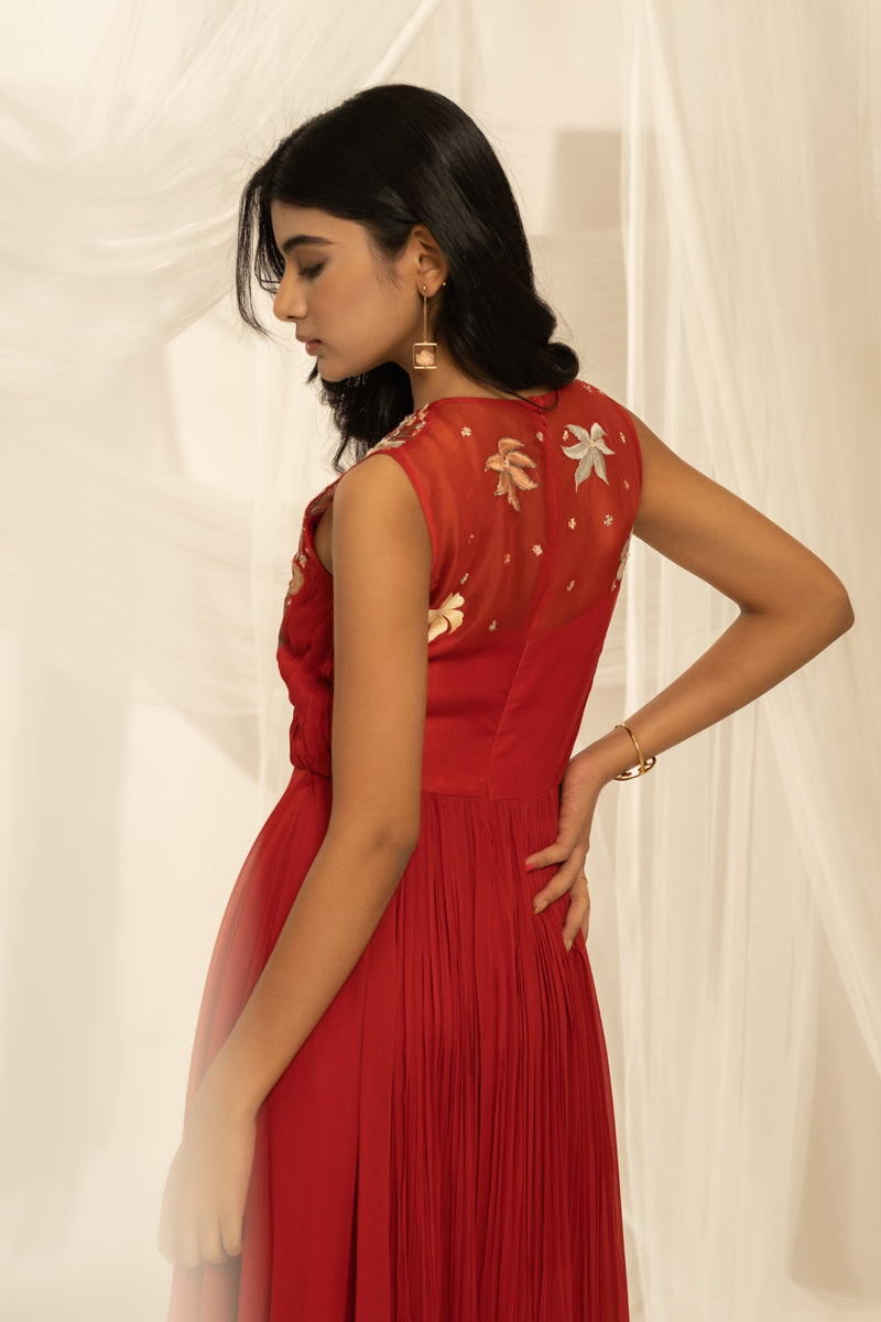 Sylvie cocktail dress - Red