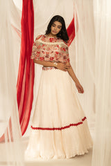 Mallory Lehenga Set - Ivory