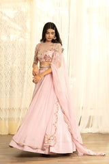 Hamsini Lehenga Set - Soft Lavender