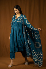 Asha Kurta set Teal