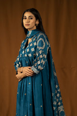 Asha Kurta set Teal