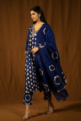 Shyla Kurta Set Navya Blue