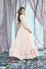 Kaviya Dress - Peach