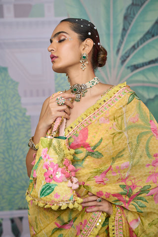 Ashima Saree - Yellow