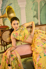 Leona Lehenga Set - Yellow