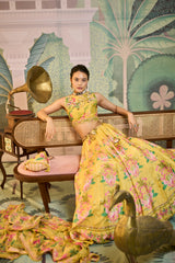 Leona Lehenga Set - Yellow