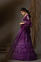 Rahini Lehenga Set - Haze Purple