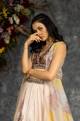 Ivory Rose - Mirza lehenga set