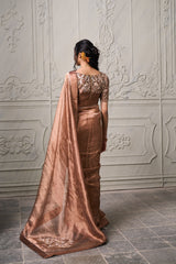 Aashvi Tissue Saree - Copper